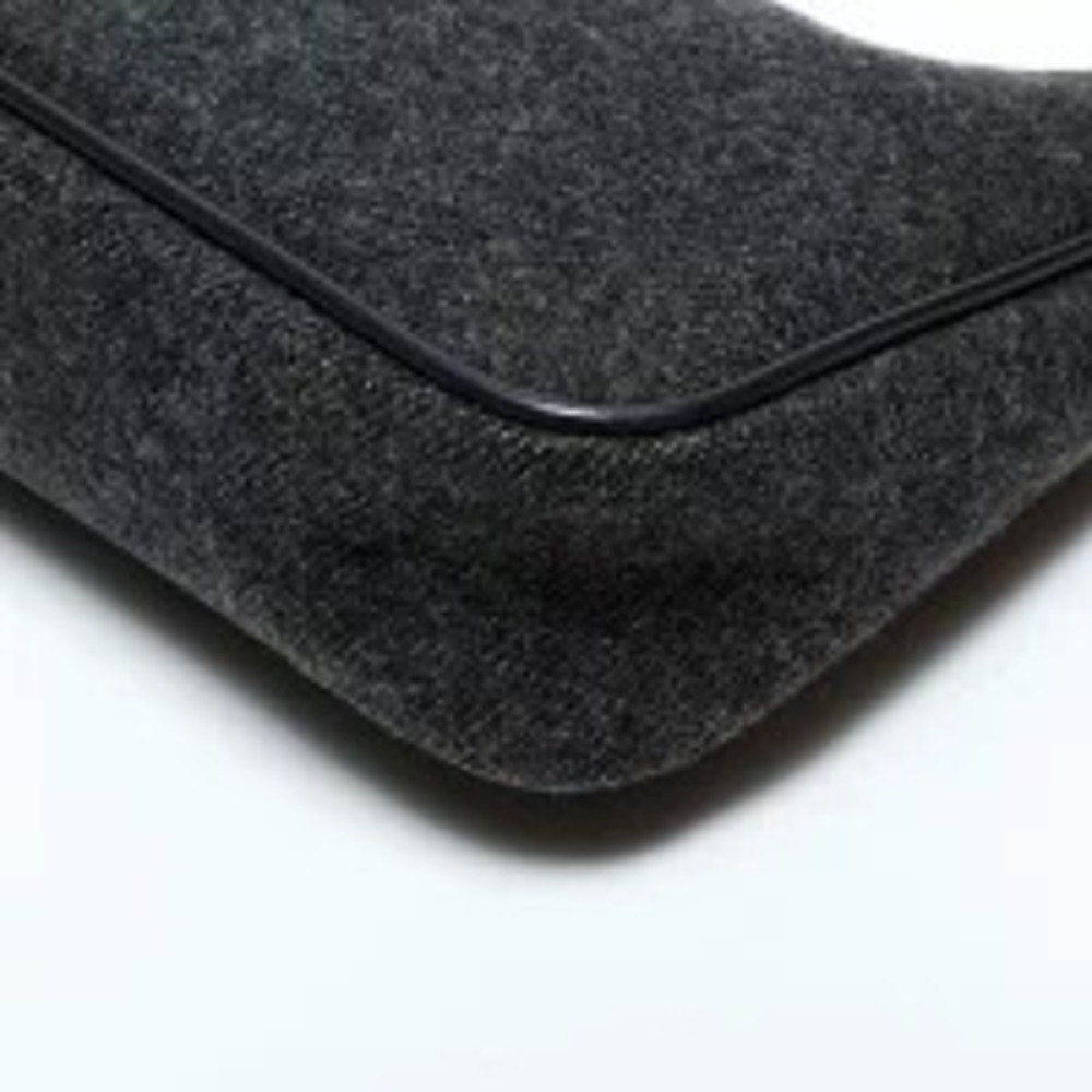 Prada Wool Sport Hobo Handbag Gray - Picture 7 of 13